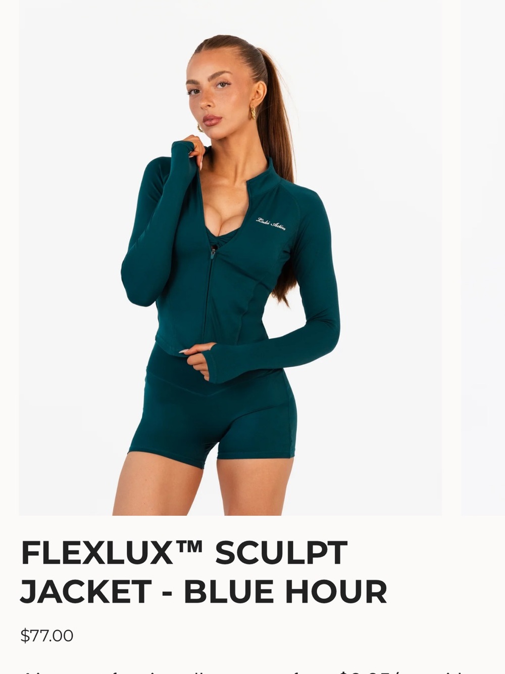 Sculpt Jacket - Blue Hour